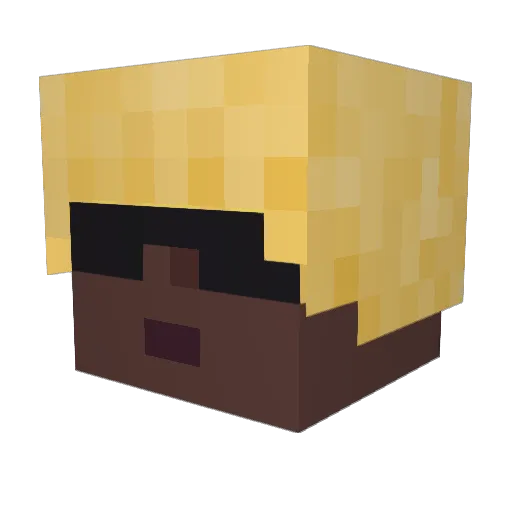 grenudo269 Minecraft avatar head, 3D render