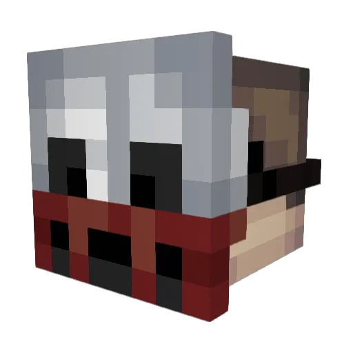 gresh3331 Minecraft avatar head, 3D render