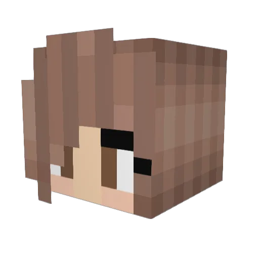 greybeam Minecraft avatar head, 3D render