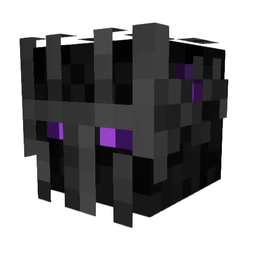 greyhorn Minecraft avatar head, 3D render