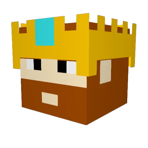 greyknightsindre Minecraft avatar head, 3D render
