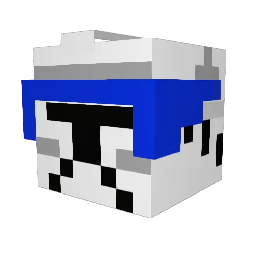 grg111 Minecraft avatar head, 3D render