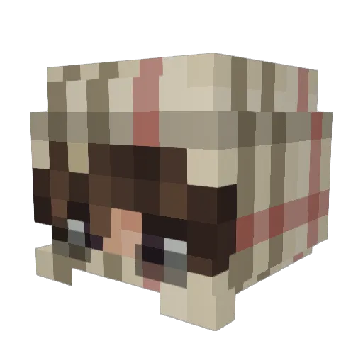 gri4real Minecraft avatar head, 3D render