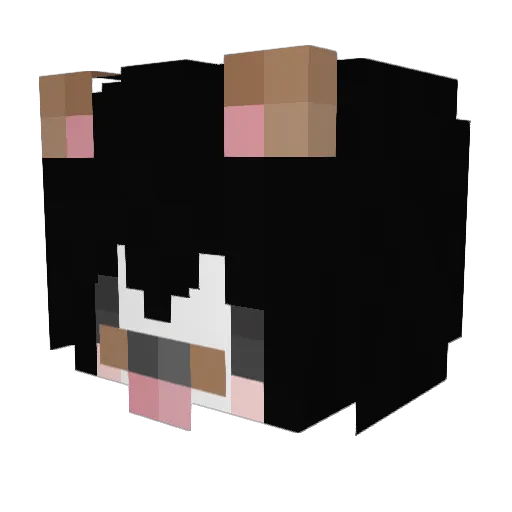 griefmotif Minecraft avatar head, 3D render