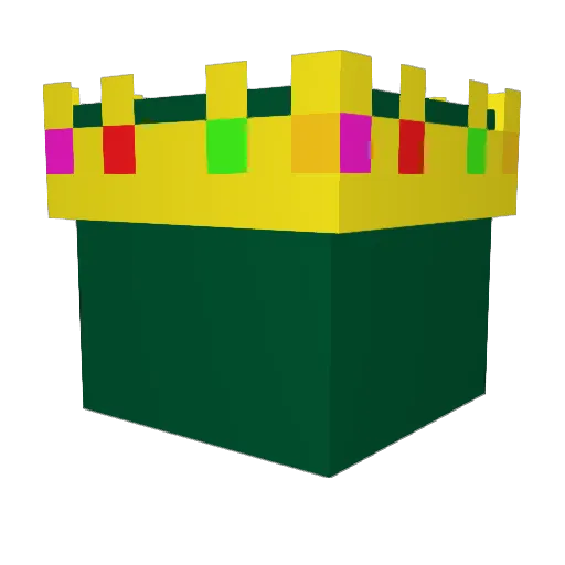 griefmuch Minecraft avatar head, 3D render