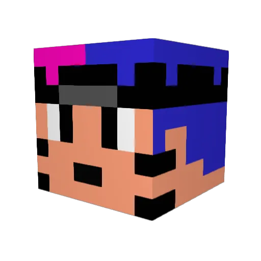 griehl_p Minecraft avatar head, 3D render