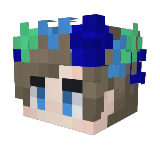 griffin409 Minecraft avatar head, 3D render