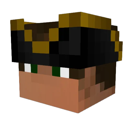 griffin6895 Minecraft avatar head, 3D render
