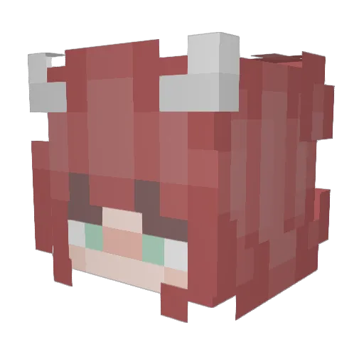 griffindeuel Minecraft avatar head, 3D render