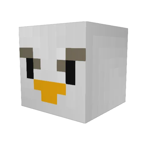 griffinfire Minecraft avatar head, 3D render