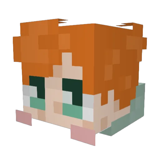griffinman86 Minecraft avatar head, 3D render