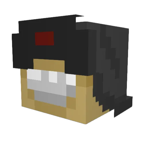 griffisdum Minecraft avatar head, 3D render