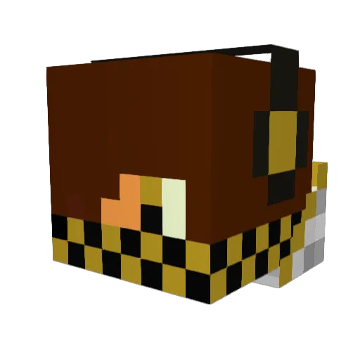 griffmassYT Minecraft avatar head, 3D render