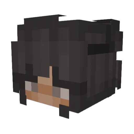 griiselda Minecraft avatar head, 3D render
