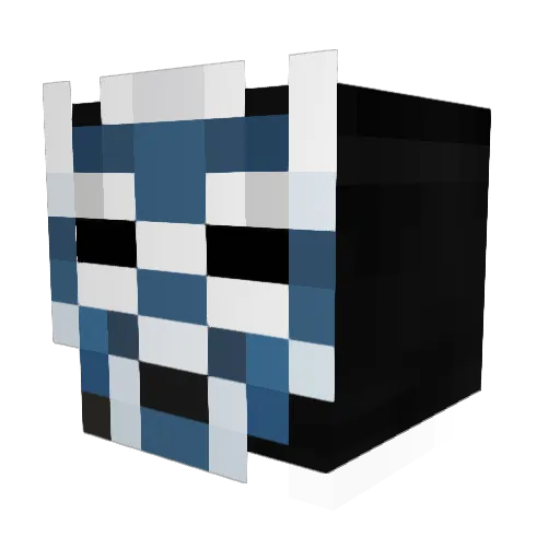 grilledicecube Minecraft avatar head, 3D render