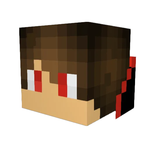 grilledpickle Minecraft avatar head, 3D render