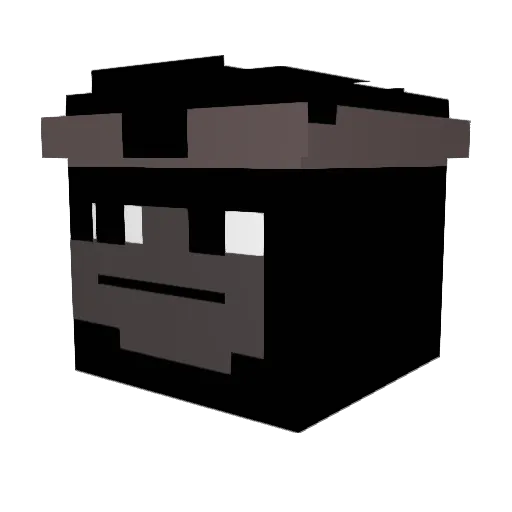 grillerbigmonky Minecraft avatar head, 3D render