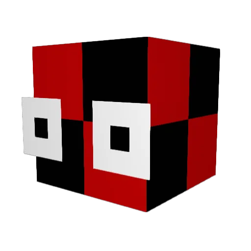 grilon_ Minecraft avatar head, 3D render