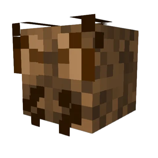 grim797 Minecraft avatar head, 3D render