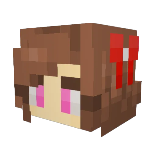 grimGeneticist Minecraft avatar head, 3D render