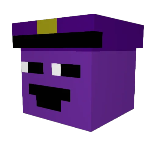 grimacePLAYmc Minecraft avatar head, 3D render