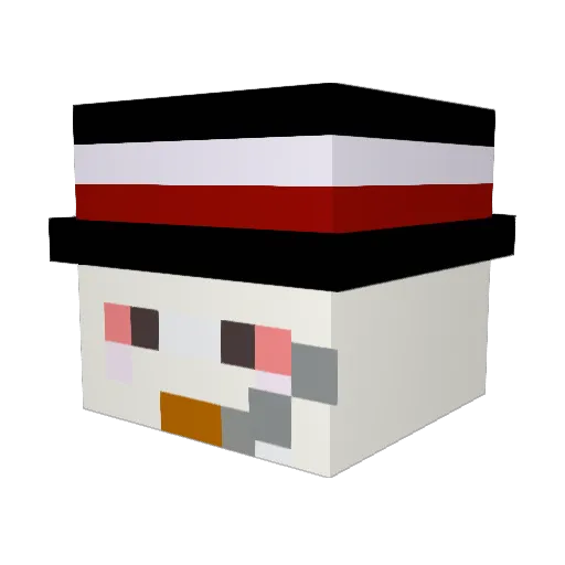 grimhund44 Minecraft avatar head, 3D render