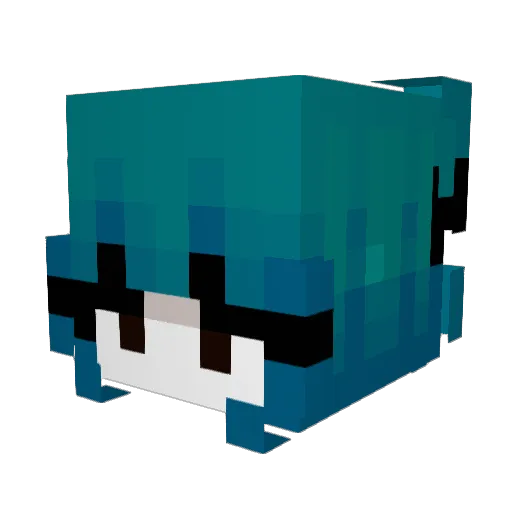 griminy Minecraft avatar head, 3D render