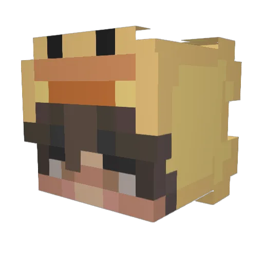 grimlock2303 Minecraft avatar head, 3D render