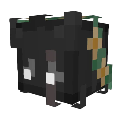 grimmcrafts Minecraft avatar head, 3D render