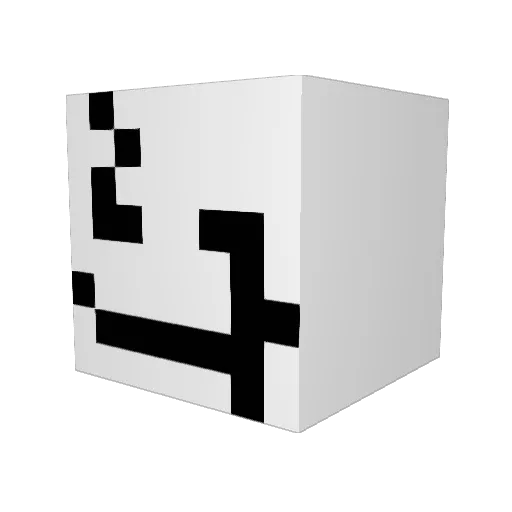 grimmjow160 Minecraft avatar head, 3D render