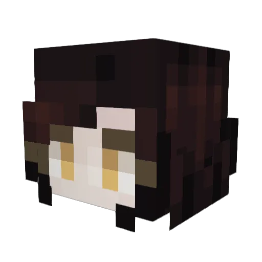 grimscion Minecraft avatar head, 3D render