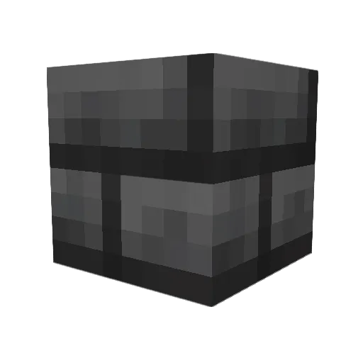 grimstone_bricks Minecraft avatar head, 3D render