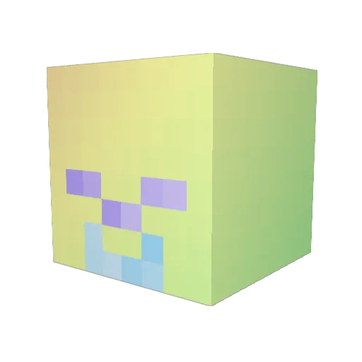 grinchfaygo Minecraft avatar head, 3D render