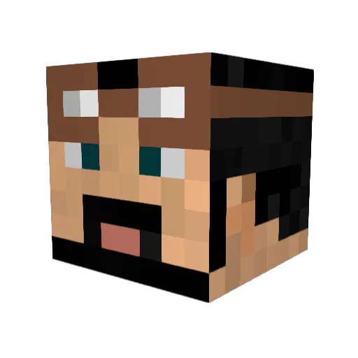grind_cllns92 Minecraft avatar head, 3D render