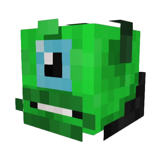 grindeurbeuh Minecraft avatar head, 3D render