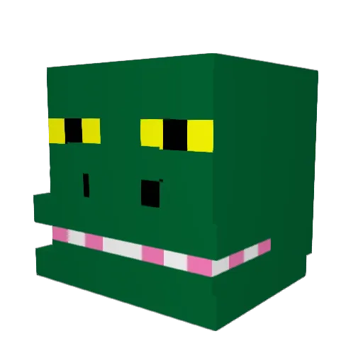 grindyguy420 Minecraft avatar head, 3D render