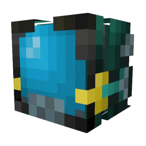 gringo1 Minecraft avatar head, 3D render