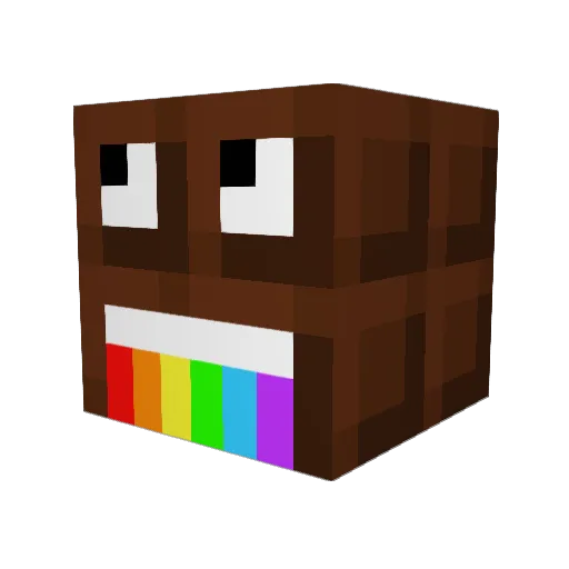 gritschnak Minecraft avatar head, 3D render