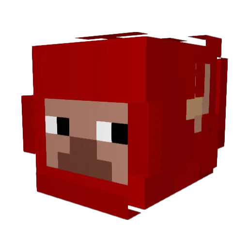 grivve_ Minecraft avatar head, 3D render