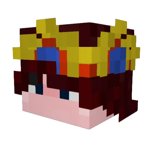 grizenator Minecraft avatar head, 3D render
