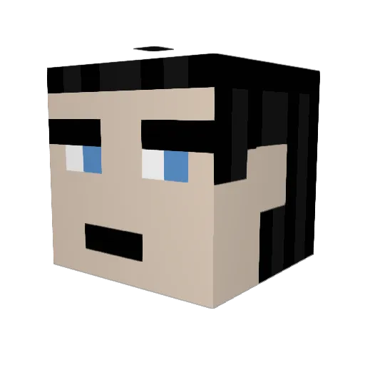 grizzly0503 Minecraft avatar head, 3D render