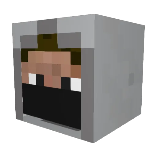 groax202 Minecraft avatar head, 3D render