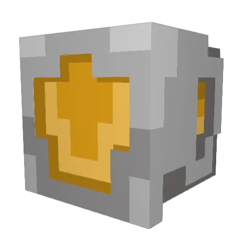 grobe Minecraft avatar head, 3D render
