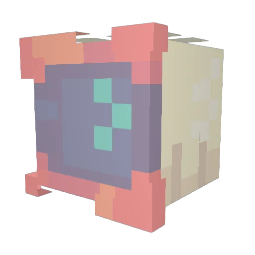 groellil Minecraft avatar head, 3D render