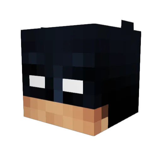 grogers126 Minecraft avatar head, 3D render