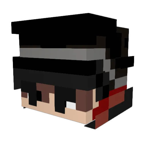 grogfrog69 Minecraft avatar head, 3D render