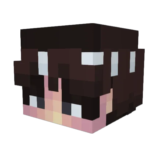groggys Minecraft avatar head, 3D render
