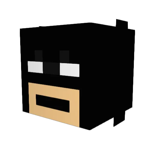 grogie108 Minecraft avatar head, 3D render