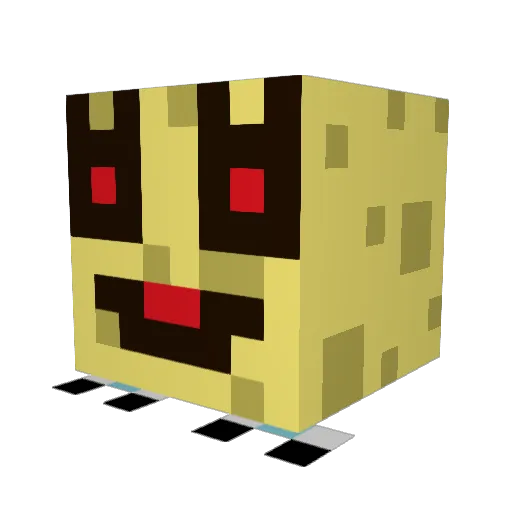 gromcarry Minecraft avatar head, 3D render