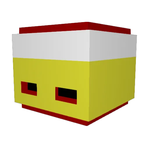 gromsii_ Minecraft avatar head, 3D render